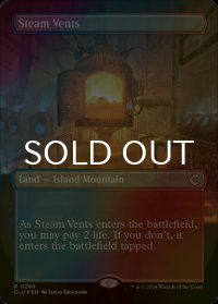 [FOIL] 蒸気孔/Steam Vents (全面アート版) 【英語版】 [CLU-土地R]