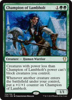 画像1: ラムホルトの勇者/Champion of Lambholt 【英語版】 [CM2-緑R]