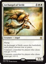 敵対の大天使/Archangel of Strife 【英語版】 [CMA-白R]
