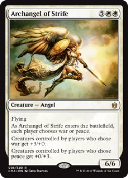 画像1: 敵対の大天使/Archangel of Strife 【英語版】 [CMA-白R]