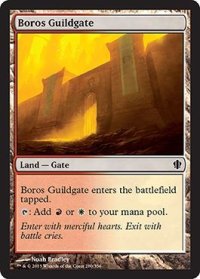 ボロスのギルド門/Boros Guildgate 【英語版】 [C13-土地C]