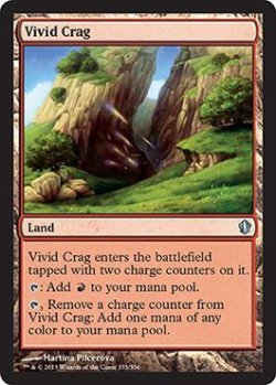 画像1: 鮮烈な岩山/Vivid Crag 【英語版】 [C13-土地U]