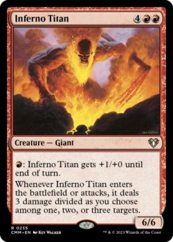 画像1: 業火のタイタン/Inferno Titan 【英語版】 [CMM-赤R]