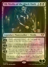 [FOIL] 黒き誓約、オブ・ニクシリス/Ob Nixilis of the Black Oath 【英語版】 [CMM-黒R]