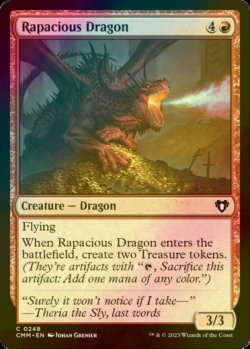 画像1: [FOIL] 多欲なドラゴン/Rapacious Dragon 【英語版】 [CMM-赤C]