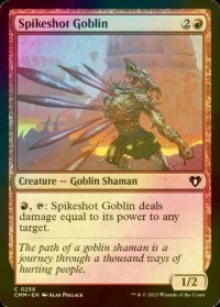 [FOIL] トゲ撃ちゴブリン/Spikeshot Goblin 【英語版】 [CMM-赤C]