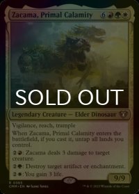 [FOIL] 原初の災厄、ザカマ/Zacama, Primal Calamity 【英語版】 [CMM-金R]