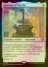[FOIL] ナザーンの槌/Hammer of Nazahn 【英語版】 [CMM-灰R]