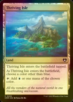 画像1: [FOIL] 興隆する島嶼/Thriving Isle 【英語版】 [CMM-土地C]