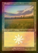 [FOIL] 平地/Plains No.439 (旧枠) 【英語版】 [CMM-土地C]