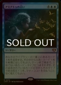 [FOIL] アミナトゥの占い/Aminatou's Augury 【日本語版】 [CMM-青R]