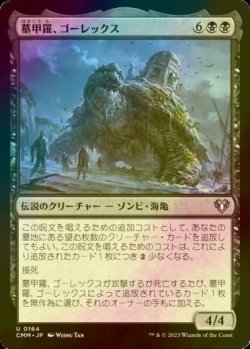 画像1: [FOIL] 墓甲羅、ゴーレックス/Gorex, the Tombshell 【日本語版】 [CMM-黒U]