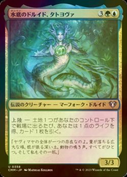 画像1: [FOIL] 水底のドルイド、タトヨヴァ/Tatyova, Benthic Druid 【日本語版】 [CMM-金U]