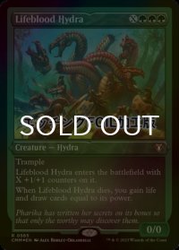 [FOIL] 生命線のハイドラ/Lifeblood Hydra (エッチング仕様) 【英語版】 [CMM-緑R]