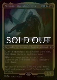 [FOIL] 精神破壊者、ネクサル/Nekusar, the Mindrazer (エッチング仕様) 【英語版】 [CMM-金R]