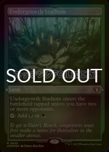 [FOIL] 下生えの競技場/Undergrowth Stadium (エッチング仕様) 【英語版】 [CMM-土地R]