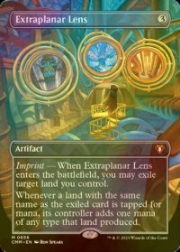 [FOIL] 超次元レンズ/Extraplanar Lens (全面アート・海外産ブースター版) 【英語版】 [CMM-灰MR]