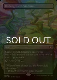 [FOIL] 下生えの競技場/Undergrowth Stadium (全面アート・海外産ブースター版) 【英語版】 [CMM-土地R]