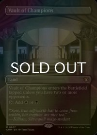 [FOIL] 勝者の大霊堂/Vault of Champions (全面アート・海外産ブースター版) 【英語版】 [CMM-土地R]