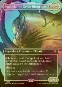 [FOIL] 大いなる歪み、コジレック/Kozilek, the Great Distortion (全面アート・海外産ブースター版) 【英語版】 [CMM-無MR]