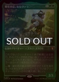 [FOIL] 野生の心、セルヴァラ/Selvala, Heart of the Wilds (エッチング仕様) 【日本語版】 [CMM-緑MR]