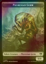 [FOIL] ファイレクシアン・細菌/PHYREXIAN GERM 【英語版】 [CMM-トークン]