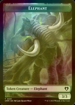 画像1: [FOIL] 象/ELEPHANT 【英語版】 [CMM-トークン]