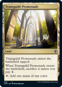 ギルド渡りの遊歩道/Transguild Promenade 【英語版】 [CMR-土地C]