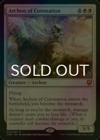 [FOIL] 戴冠のアルコン/Archon of Coronation 【英語版】 [CMR-白MR]