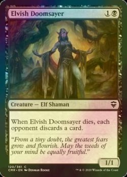 画像1: [FOIL] エルフの終末論者/Elvish Doomsayer 【英語版】 [CMR-黒C]