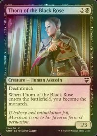 [FOIL] 黒薔薇の棘/Thorn of the Black Rose 【英語版】 [CMR-黒C]