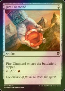 画像1: [FOIL] 緋色のダイアモンド/Fire Diamond 【英語版】 [CMR-灰C]