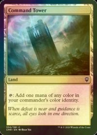 [FOIL] 統率の塔/Command Tower 【英語版】 [CMR-土地C]