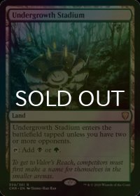 [FOIL] 下生えの競技場/Undergrowth Stadium 【英語版】 [CMR-土地R]