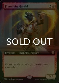 [FOIL] 炎族の伝令/Flamekin Herald (拡張アート版) 【英語版】 [CMR-赤R]