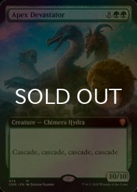 [FOIL] 頂点壊滅獣/Apex Devastator (拡張アート版) 【英語版】 [CMR-緑MR]