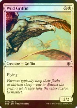 画像1: [FOIL] 野生のグリフィン/Wild Griffin 【英語版】 [CN2-白C]