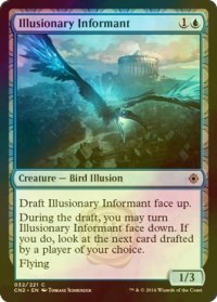 [FOIL] 幻影の密通者/Illusionary Informant 【英語版】 [CN2-青C]