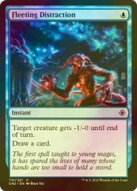 [FOIL] 一瞬の散漫/Fleeting Distraction 【英語版】 [CN2-青C]