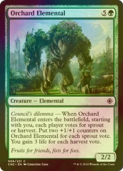 画像1: [FOIL] 果樹園の精霊/Orchard Elemental 【英語版】 [CN2-緑C]