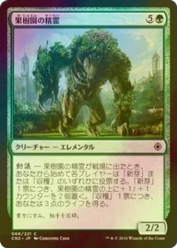 画像1: [FOIL] 果樹園の精霊/Orchard Elemental 【日本語版】 [CN2-緑C]