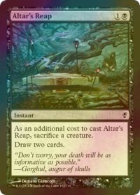 [FOIL] 祭壇の刈り取り/Altar's Reap 【英語版】 [CNS-黒C]