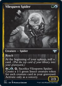 堕落産みの蜘蛛/Vilespawn Spider 【英語版】 [DBL-金U]