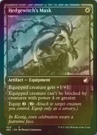 [FOIL] 垣魔女の仮面/Hedgewitch's Mask 【英語版】 [DBL-白C]