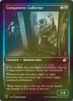 画像1: [FOIL] 材料収集家/Component Collector 【英語版】 [DBL-青C]