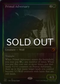 [FOIL] 原初の敵対者/Primal Adversary 【英語版】 [DBL-緑MR]