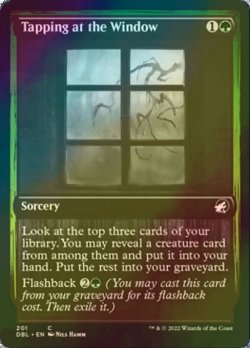 画像1: [FOIL] 窓を叩く/Tapping at the Window 【英語版】 [DBL-緑C]