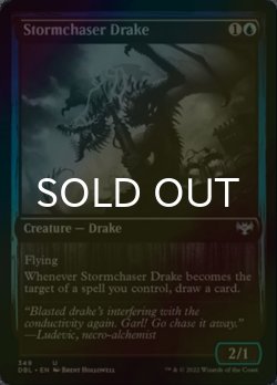 画像1: [FOIL] 嵐追いのドレイク/Stormchaser Drake 【英語版】 [DBL-青U]