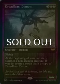 [FOIL] 戦慄宴の悪魔/Dreadfeast Demon 【英語版】 [DBL-黒R]