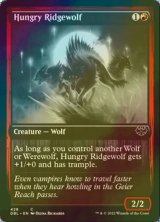 [FOIL] 飢えた峰狼/Hungry Ridgewolf 【英語版】 [DBL-赤C]